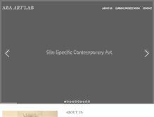 Tablet Screenshot of abaart.com